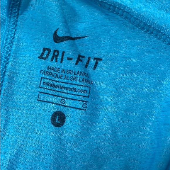 Nike Dri-Fit Light Blue Workout Tank, size L - Picture 5 of 6